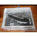 COLLECTION OF ORIGINAL HARLAND & WOLFF SHIPPING PHOTOGRAPHS