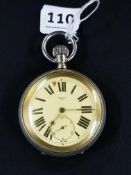 ANTIQUE IRISH POCKET WATCH IN OMEGA CASE MORRISON BIRR DUBLIN