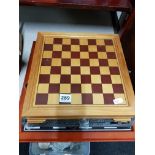 CHESS SET AND COMPENDIUM OF GAMES