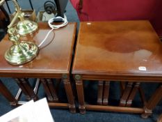 PAIR OF NEST TABLES