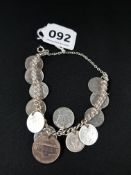 SILVER COIN BRACELET