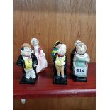 5 CHARACTER ROYAL DOULTON FIGURES & 1 OTHER