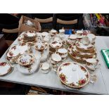 LARGE QTY OF ROYAL ALBERT OLD COUNTRY ROSES