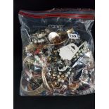 BAG OF COSTUME JEWELLERY