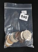 BAG OF OLD COINS