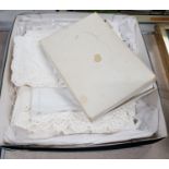 BOX OF IRISH LINEN