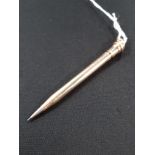 ANTQIQUE ROLLED GOLD PROPELLING PENCIL