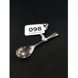 SILVER MUSTARD SPOON - BIRMINGHAM 1922 VALE & ST JOHN LTD