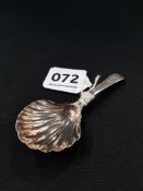 SILVER CADDY SPOON GEORGE III JOHN WEST