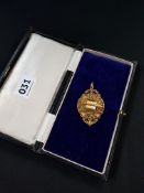 9 CARAT GOLD DISTRICT GRAND CHAPTER DOWN JEWEL 23.3 GRAMS