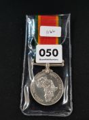 AFRICA SERVICE MEDAL SILVER