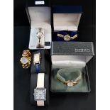 6 ASSORTED FASHION WATCHES SOME BOXED