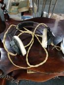 WW2 TYPE T17 PILOTS HEADSET