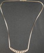 9CT GOLD AND DIAMOND CHAIN 4 GRAMS