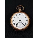 18 CT GOLD JW BENSON FOB WATCH