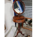 VICTORIAN MAHOGANY SHAVING STAND