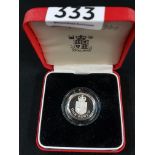 SILVER PROOF £1 COIN