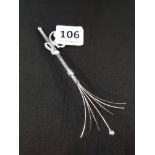 SILVER DECO COCKTAIL SWIZZLE STICK 5G