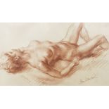 NUDE STUDY SKETCH ALAN SUTHERLAND