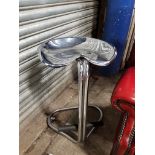 VINTAGE 1960'S/70'S RODNEY KINSMAN TRACTOR SEAT CHROME STOOL