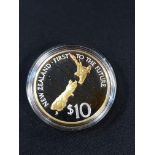 NEW ZEALAND 10 DOLLAR PROOF COIN