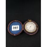 MINIATURE CASED BAROMETER