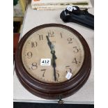 WW2 MILITARY BAKELITE CLOCK BY SMITHS (WORKING)