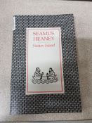 SEAMUS HEANEY 'STATION ISLAND' 1ST EDITION SIGNED PAPERBACK