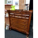 VICTORIAN MAHOGANY SCOTCH CHEST