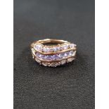 9 VARAT GOLD AMETHYST RING