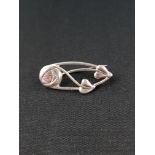 SILVER RENEE MACKINTOSH BROOCH