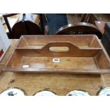 ANTIQUE PINE CUTLERY TRAY