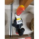 CAST IRON TOUCAN COAT HANGER