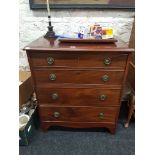 ANTIQUE CHEST OF DRAWERS