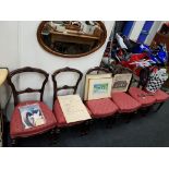 FINE SET OF 6 VICTORIAN CHAIRS