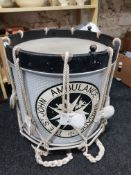 OLD ST JOHNS AMBULANCE SIDE DRUM