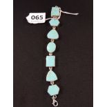 SILVER TURQUOISE BRACELET