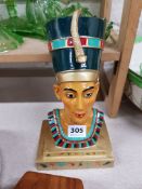 EGYPTIAN HEAD NEFERTITI BUST