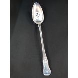 SILVER STUFFING SPOON EDINBURGH BY J MCRAY (EARLY 19TH CENTURY)