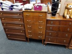 3 CHEST OF DRAWERS