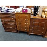 3 CHEST OF DRAWERS