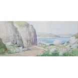 WATERCOLOUR COAST ROAD ROWLAND HILL