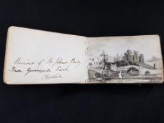 VICTORIAN BOOK OF WATERCOLOURS