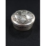 SILVER PILL BOX