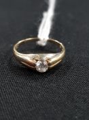 CHILDS SINGLE STONE RING