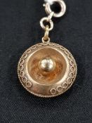 VICTORIAN 9 CARAT GOLD (TESTED TO) LOCKET BACK DROP