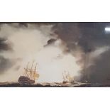 OIL - THE STORM ROUGHING THE SPANISH ARMADA