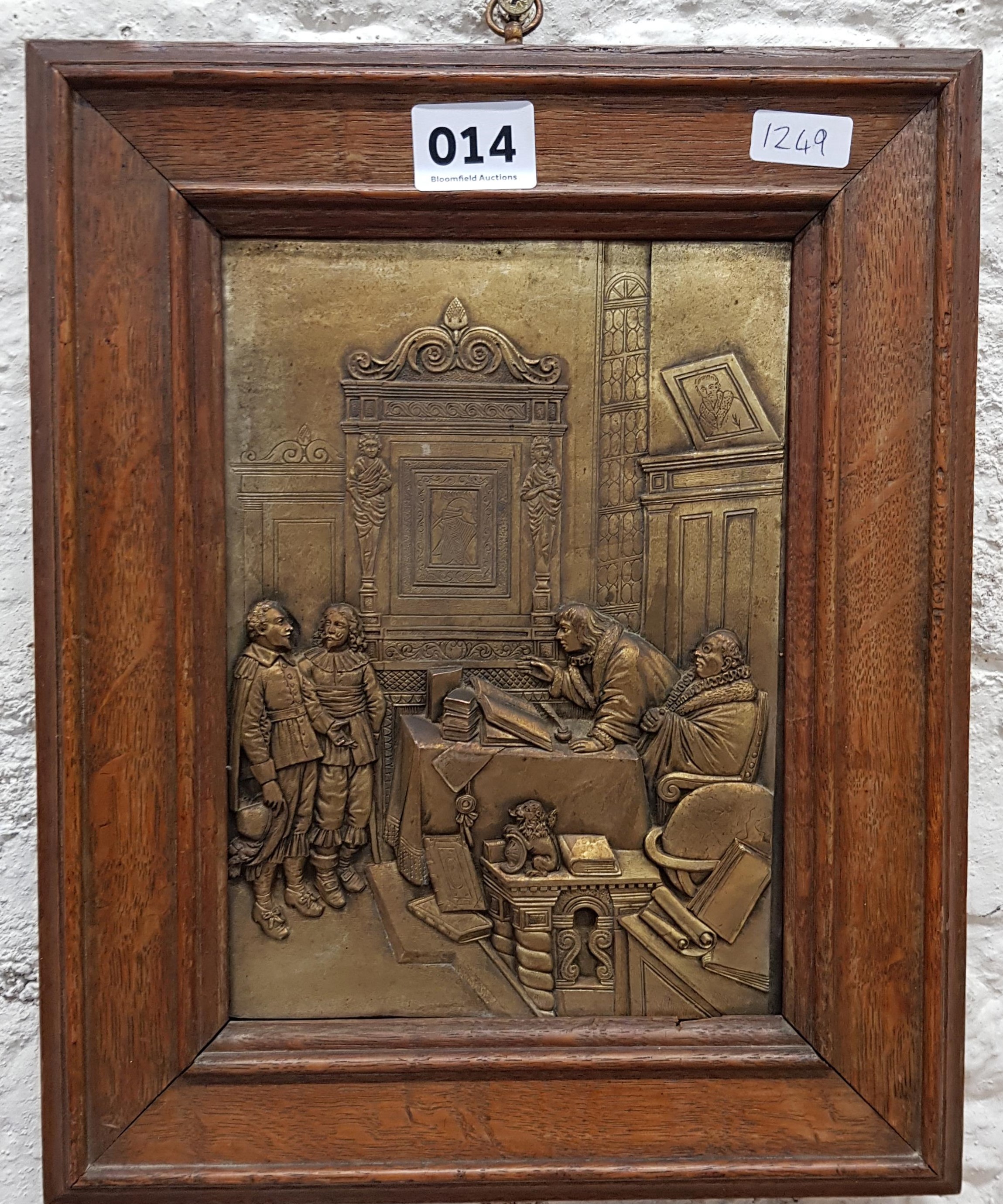 OAK FRAMED CROMWELL SCENE