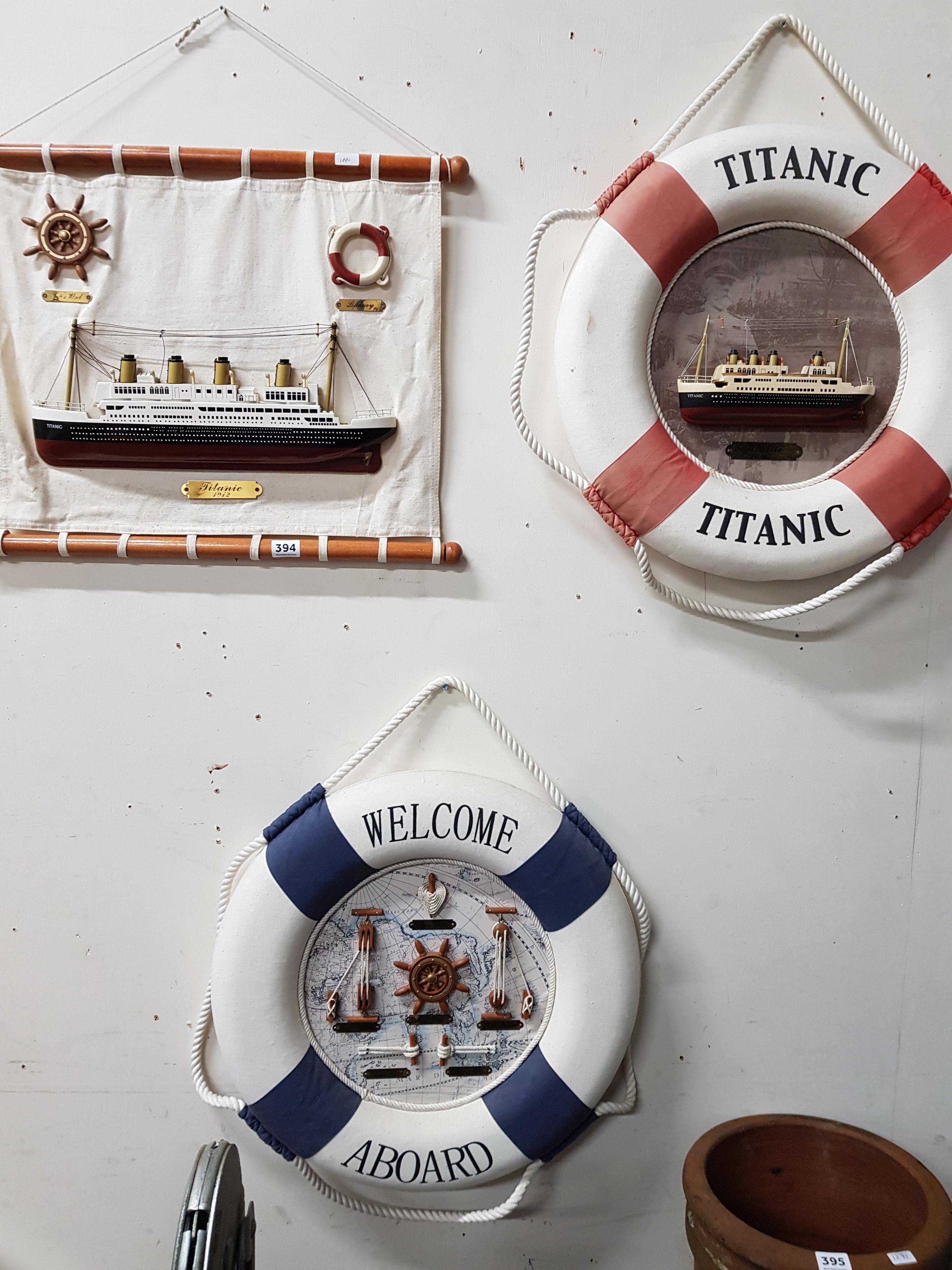 2 NAUTICAL RINGS AND SCROLL