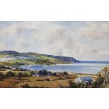 WATERCOLOUR OF ANTRIM COAST SAM MCCLARNON